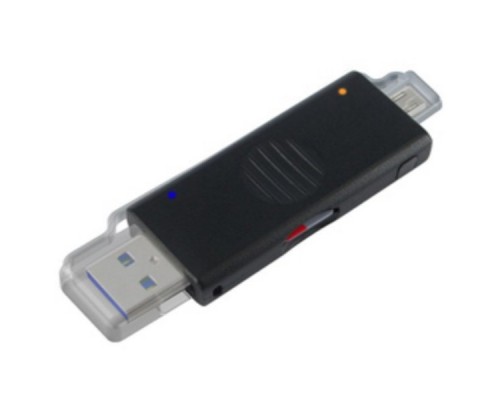 Картридер OTG / USB 3.0 Card Reader and Power & Sync KeyChain Adapter (FG-UCR01A-1AB-BU01)