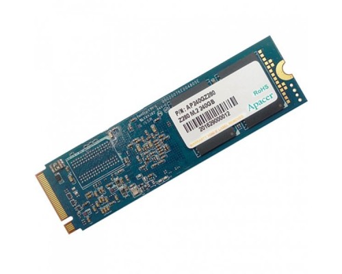 Жесткий диск SSD Apacer M.2 2280 240GB Apacer Z280 Client SSD AP240GZ280-1 PCIe Gen3x4 with NVMe, 2300/1450, MTBF 2M, MLC, 175TBW, Retail