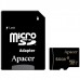 Карта памяти microSDHC 64GB Apacer Memory Card AP64GMCSX10U1-R UHS-I U1 Class 10, Adapter, (898883) Retail