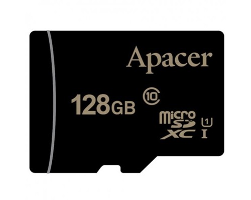 Память SD Card microSDHC 128GB Apacer Memory Card AP128GMCSX10U1-R UHS-I U1 Class 10, Adapter, Retail