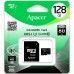 Память SD Card microSDHC 128GB Apacer Memory Card AP128GMCSX10U1-R UHS-I U1 Class 10, Adapter, Retail