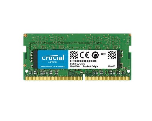 Модуль памяти 8GB Crucial DDR4 2666 SO DIMM CT8G4SFS8266 Non-ECC, CL19, 1.2V, SRx8, Retail  (780065)
