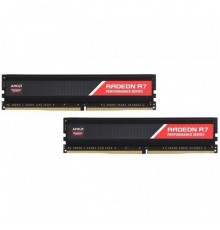 Память DDR4 8GB AMD Radeon™ DDR4 2666 DIMM R748G2606U1K Non-ECC, CL16, 1.2V, Shielded, Kit (2x4GB), Retail                                                                                                                                                