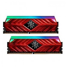 Память DDR4 16GB ADATA DDR4 3200 DIMM XPG D41 Red Gaming Memory AX4U320038G16-DR41 Non-ECC, CL16, 1.35V, RGB, XPG RGB Sync, Kit (2x8GB), RTL                                                                                                              