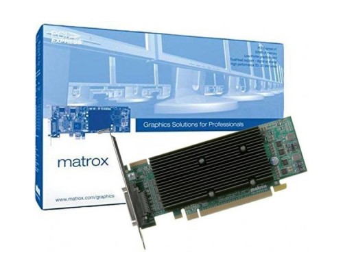 Видеокарта Matrox Видеокарта Matrox (M9140-E512LAF) M9140 LP PCIe x16 PCI-Ex16, 512MB, DDR2, Low Profile Bracket, Connector- KX-20, KX-20 to 4xDVI-I cable, 4x DVI-HD15, Max Digital/Analog Resolution per Output 1920x1200, RTL