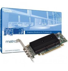Видеокарта Matrox (M9148-E1024LAF) M9148 LP PCIe x16 PCI-Ex16, 1024MB,  4 x Mini DisplayPort, Low Profile Bracket, Max DP Res.- 2560x1600, Max DVI Res.- 1920x1200, Adapters- 4xMini DisplayPort to DisplayPort, 4xDisplayPort to DVI, RTL                