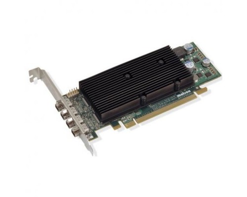 Видеокарта Matrox (M9148-E1024LAF) M9148 LP PCIe x16 PCI-Ex16, 1024MB,  4 x Mini DisplayPort, Low Profile Bracket, Max DP Res.- 2560x1600, Max DVI Res.- 1920x1200, Adapters- 4xMini DisplayPort to DisplayPort, 4xDisplayPort to DVI, RTL