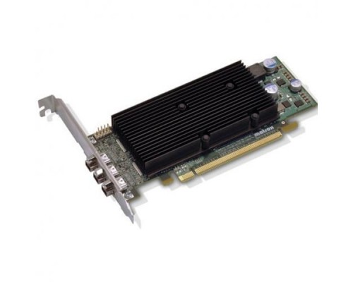 Видеокарта Matrox (M9138-E1024LAF) M9138 LP PCIe x16 (M9138-E1024LAF), PCI-Ex16, 1024MB, Low Profile Bracket, 3xMini DisplayPort, 3x Adapters Mini DP-DP, Max DisplayPort Res.per Output 2560x1600, Max DVI Res.per Output 1920x1200 RTL