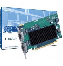 Видеокарта Matrox (M9125-E512F) M9125 PCIe x16, PCI-Ex16, 512MB, DDR2, 2xDVI-I, 2x DVI to Analog (HD15) Adapters, Max Digital Res. per Output up to 1920x1200 and 2560x1600, Max Analog Res. per Output 2048x1536, RTL                                    