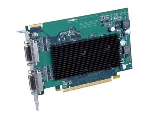 Видеокарта Matrox (M9125-E512F) M9125 PCIe x16, PCI-Ex16, 512MB, DDR2, 2xDVI-I, 2x DVI to Analog (HD15) Adapters, Max Digital Res. per Output up to 1920x1200 and 2560x1600, Max Analog Res. per Output 2048x1536, RTL