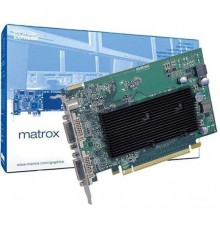 Видеокарта M9120 PCIe x16 (M9120-E512F),PCI-Ex16, 512MB, DDR2, Passive Cooling, 2xDVI-I, Adapters- 2xDVI to VGA, Max Digital Res.1920x1200, Max Analog Res.- 2048x1536, RTL                                                                               