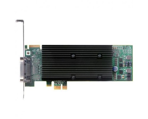 Видеокарта Matrox (M9120-E512LAU1F) M9120 Plus LP PCIe x1, PCI-Ex1, 512MB, DDR2, Low Profile, LFH-60 to 2xDVI-I, 2xDVI-VGA adapters, Max Digital Res.per Output 1920x1200,Max Analog Res. per Output 2048x1536(1920x1200 with quad analog upgra