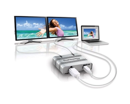 Разветвитель видеосигнала D2G-DP2D-MIF Dualhead2Go SE.  Dual digital (DVI-D) display support