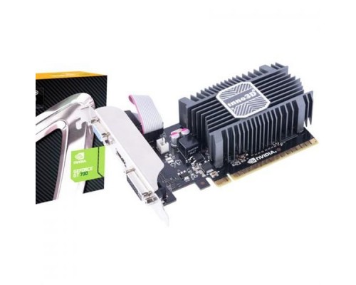 Видеокарта INNO3D GeForce GT730 PCI Express (902/1600MHz) / 1GB GDDR3 / 64-bit / DVI + VGA+ HDMI (N730-1SDV-D3BX) ,RTL  (319)