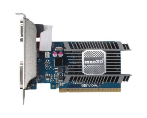 Видеокарта INNO3D GeForce GT730 PCI Express (902/1600MHz) / 1GB GDDR3 / 64-bit / DVI + VGA+ HDMI (N730-1SDV-D3BX) ,RTL  (319)