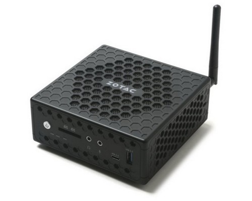 Платформа Zotac ZBOX-CI327NANO-BE, Intel N3450, FanLess, DDR3L-1600, SATAIII, Dual GLan, WIFI, BT, DP/HDMI,VGA EU+UK PLUG, RTL