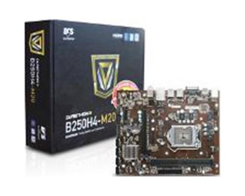 Материнская плата ECS B250H4-M20, Socket 1151, Intel®B250, 2xDDR4-2133, D-SUB+HDMI, 1xPCI-Ex16, 1xPCI-Ex1, 4xSATA3, 1xM.2, 6 Ch Audio, GLan, (2+4)xUSB2.0, (4+2)xUSB3.0, 2xPS/2, mATX, RTL