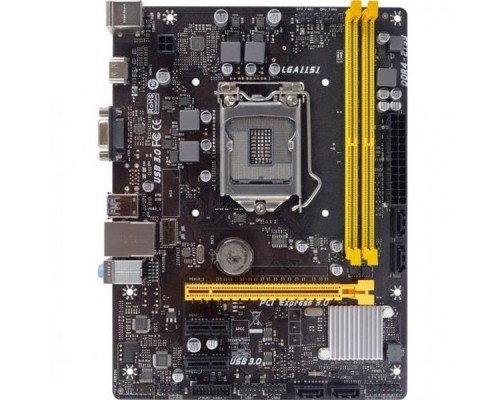 Материнская плата Biostar H110MHC, Socket 1151, Intel®H110, 2xDDR4-2133, D-SUB+HDMI, 1xPCI-Ex16, 2xPCI-Ex1, 4xSATA3, 8 Ch Audio, GLan, (2+4)xUSB2.0, (2+2)xUSB3.0, 2xPS/2, mATX, RTL,