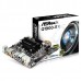 Материнская плата ASROCK Q1900-ITX, Intel® Quad-Core Processor J1900 (2 GHz), Mini-ITX, 2xDDR3/DDR3L-1333 SO-DIMM, Max 16GB, 1xPCI-Ex1, 1x mini PCI-E, 2xSATA2, 2xSATA3, Giga Lan, 8CH, VGA/DVI/HDMI, 2xUSB2.0, 2xUSB3.0 RTL