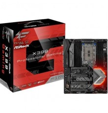 Материнская плата X399 PROFESSIONAL GAMING, Socket TR4, AMD X399, 8xDDR4-2666, 4xPCI-Ex16, 1xPCI-Ex1, 8xSATA3(RAID 0/1/5/10), 3xM.2, 1xU.2, 8 Ch Audio, 1x10 Gigabit LAN, 2xGLan, WiFi, (0+4)xUSB2.0, (10+4)xUSB3.1, 1xUSB3.1, 1xPS/2, ATX, RTL,          