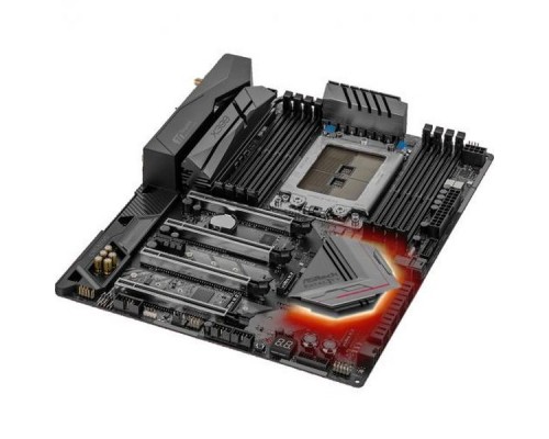 Материнская плата X399 PROFESSIONAL GAMING, Socket TR4, AMD X399, 8xDDR4-2666, 4xPCI-Ex16, 1xPCI-Ex1, 8xSATA3(RAID 0/1/5/10), 3xM.2, 1xU.2, 8 Ch Audio, 1x10 Gigabit LAN, 2xGLan, WiFi, (0+4)xUSB2.0, (10+4)xUSB3.1, 1xUSB3.1, 1xPS/2, ATX, RTL,