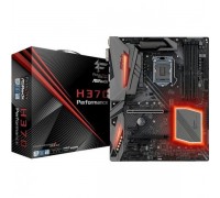 Материнская плата H370 PERFORMANCE, Socket 1151, Intel®H370, 4xDDR4-2666, D-SUB+HDMI+DP, 2xPCI-Ex16, 4xPCI-Ex1, 6xSATA3(RAID 0/1/5/10), 2xM.2, 8 Ch Audio, GLan, (2+4)xUSB2.0, (3+4)xUSB3.1, 1xUSB3.1 Type-C™, 1xPS/2, ATX, RTL,                          