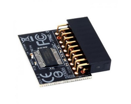 Модуль GC-TPM2.0, TPM header key, LPC bus, (for Intel 200/100/8/9/99 series, AMD AM4, FM2 series) OEM