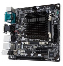 Материнская плата GIGABYTE GA-J3455N-D3H, Intel® Quad-Core Celeron®J3455 (2.3 GHz), 2xDDR3-1600 SO-DIMM, D-SUB+HDMI, 1xPCI, 1xMiniPCI-Ex1, 4xSATA3, 8 Ch Audio, 2xGLan, (2+4)xUSB2.0, (2+2)xUSB3.1, 2xCOM, 2xPS/2, Mini-ITX, OEM                          