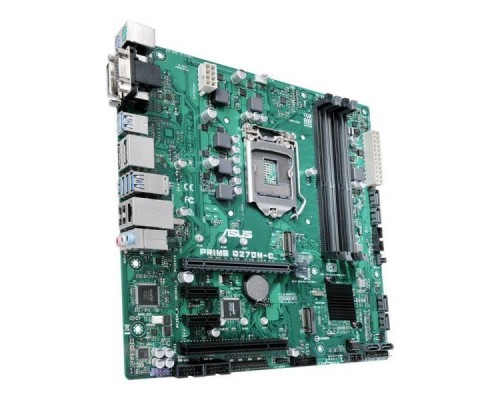 Материнская плата ASUS PRIME Q270M-C S1151 Q270 2xPCI-E Dsub+DVI+HDMI+DP GbLAN SATA RAID  MicroATX 4DDR4