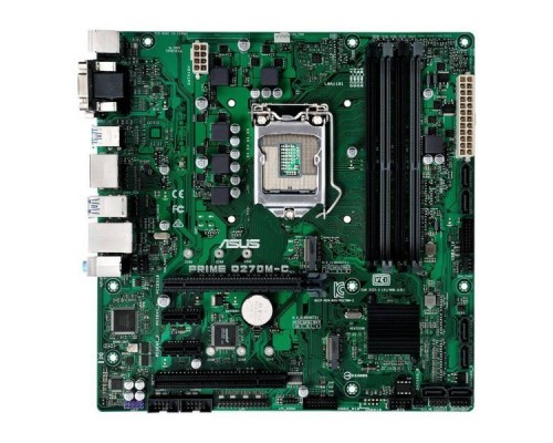 Материнская плата ASUS PRIME Q270M-C S1151 Q270 2xPCI-E Dsub+DVI+HDMI+DP GbLAN SATA RAID  MicroATX 4DDR4