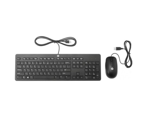 HP Slim USB Keyboard and Mouse (Black)