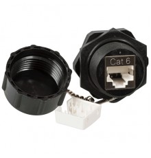 Индустриальный модуль Keystone, RJ45, cat.6, STP, 180 градусов, IP68                                                                                                                                                                                      