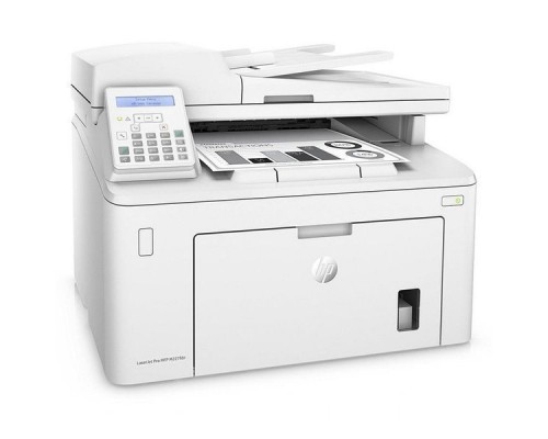 HP LaserJet Pro MFP M227fdn (p/c/s/f, A4, 1200dpi, 28ppm, 256Mb, 2 trays 250+10, Duplex, ADF 35 sheets, USB/Eth/NFC, Flatbed, white, Cartridge 1600 pages in box, 1 warr)