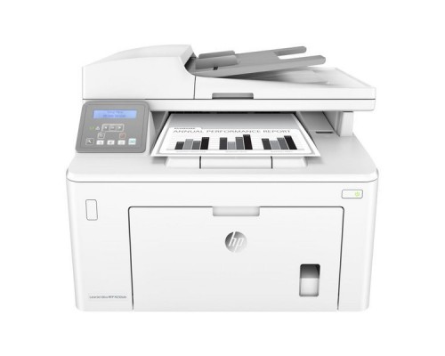 HP LaserJet Pro MFP M227fdw (p/c/s/f, A4, 1200dpi, 28ppm, 256Mb, 2 trays 250+10, Duplex, ADF 35 sheets, USB/Eth/WiFi/NFC, Flatbed, white, Cartridge 1600 pages in box, 1 warr, repl. CF485A)