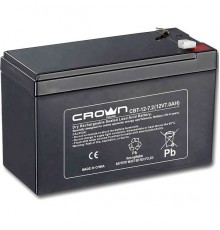 Батарея  CROWN CBT-12-7.2 (напряжение 12В, емкость 7.2 А/Ч, разм 151х65х100 мм, вес 2,1 кг, тип клеммы - F2, 5 лет)                                                                                                                                       
