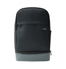 KREZ BP04 рюкзак для ноутбуков 15.6 , классический, цвет черный/серый                                                                                                                                                                                     