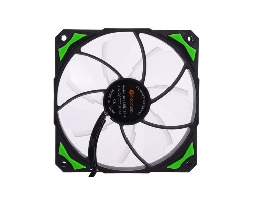 Вентилятор ID-Cooling PL-12025-G Green LED/PWM