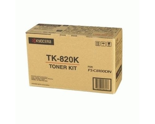 Тонер-картридж TK-820K 15 000 стр. Black для FS-C8100DN