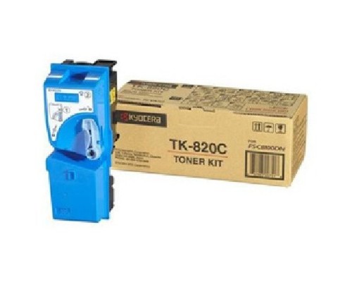 Тонер-картридж TK-820C 7 000 стр. Cyan для FS-C8100DN