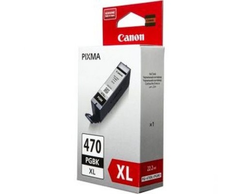 Картридж CANON PGI-470XL PGBK чёрный, увеличенной емкости,