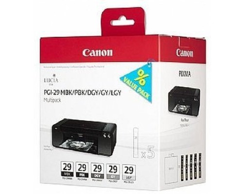 Набор картриджей CANON PGI-29 MBK  многоцветный,  6  картриджей