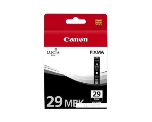 Картридж CANON PGI-29 MBK матовый чёрный