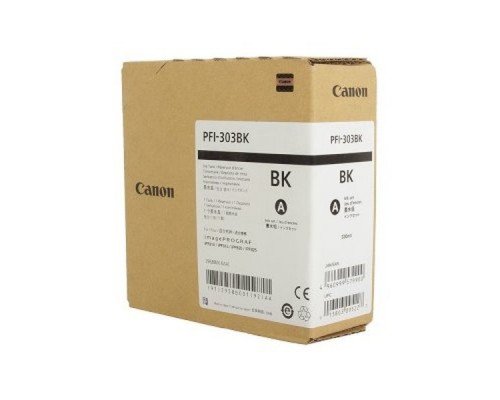 Картридж CANON PFI-303 BK черный