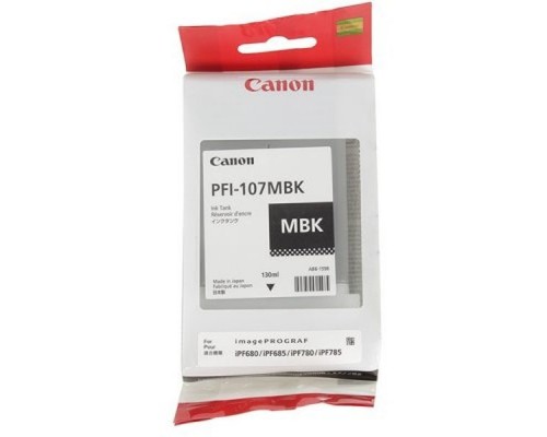 Картридж CANON PFI-107 MBK матовый черный