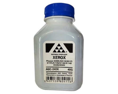 Тонер XEROX Phaser 6000/6010/6015/6125/6128/6130/6140/6500/6505  Black, химический (фл. 40г) Katun фас.
