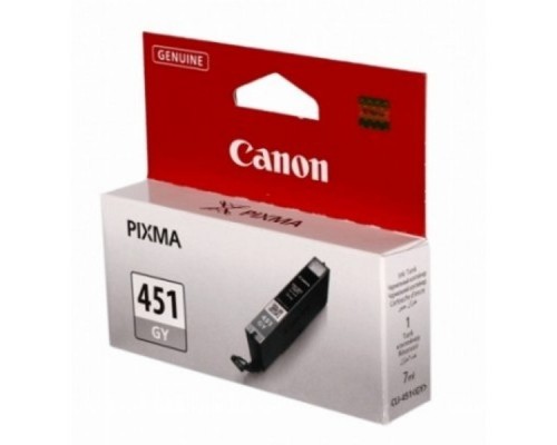 Картридж CANON CLI-451XL GY серый, увеличенной емкости