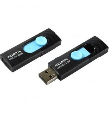 Флеш накопитель 32GB A-DATA UV220, USB 2.0, черный/голубой                                                                                                                                                                                                