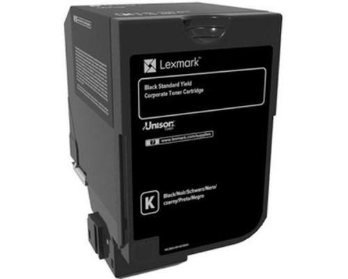 Картридж Lexmark с тонером черного цвета стандартной емкости  (7000) CX725de/CX725dhe/CS725de/CS720de