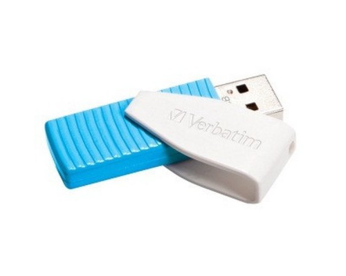 Флеш накопитель 8GB Verbatim Swivel, USB 2.0, Синий