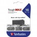 Флеш накопитель 16GB Verbatim ToughMAX, USB 2.0, Черный